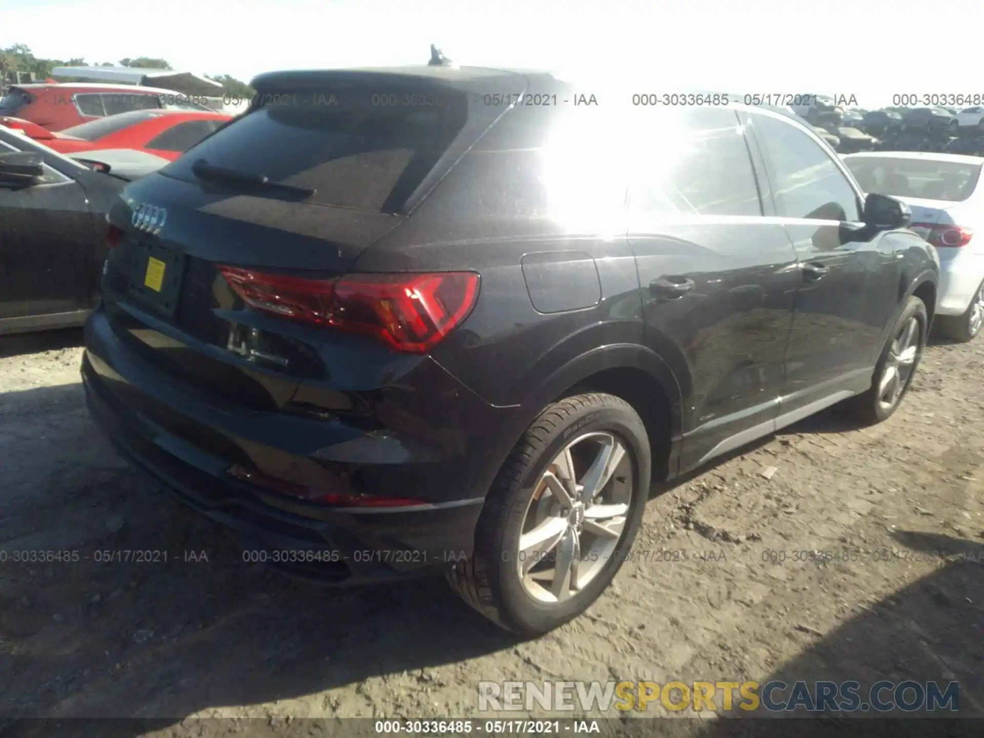 4 Фотография поврежденного автомобиля WA1DECF36L1053784 AUDI Q3 2020