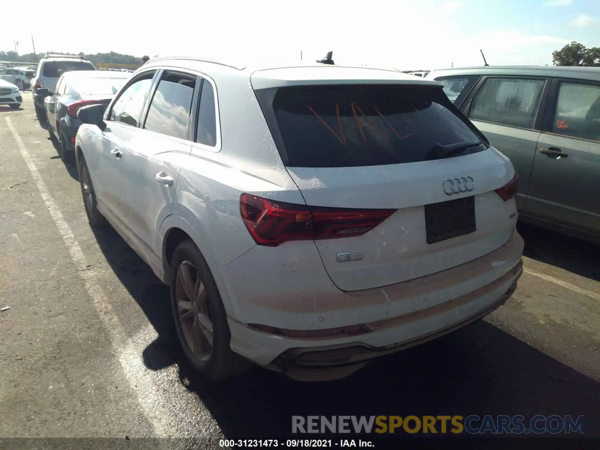 3 Photograph of a damaged car WA1DECF36L1079298 AUDI Q3 2020