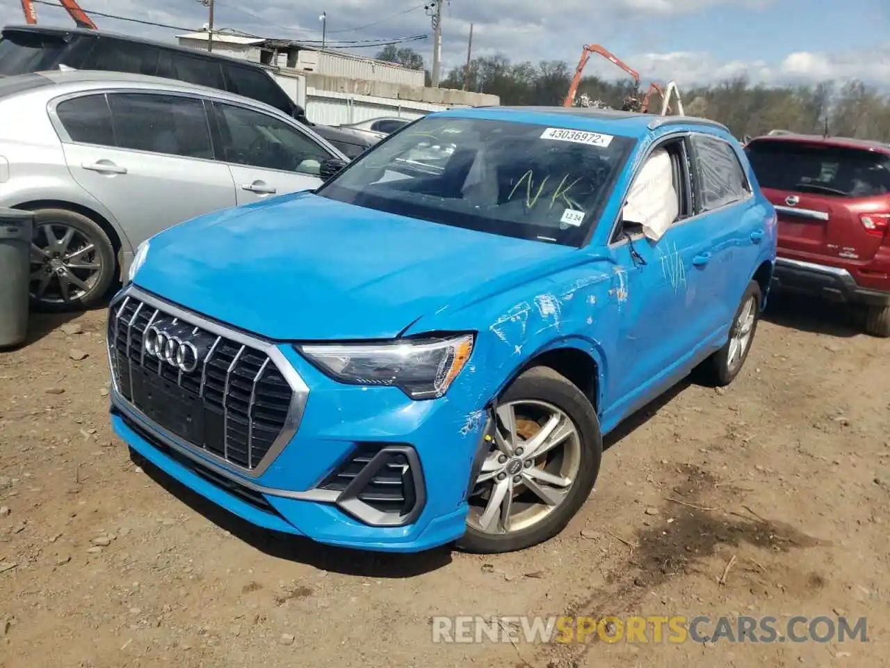 2 Photograph of a damaged car WA1DECF37L1035472 AUDI Q3 2020