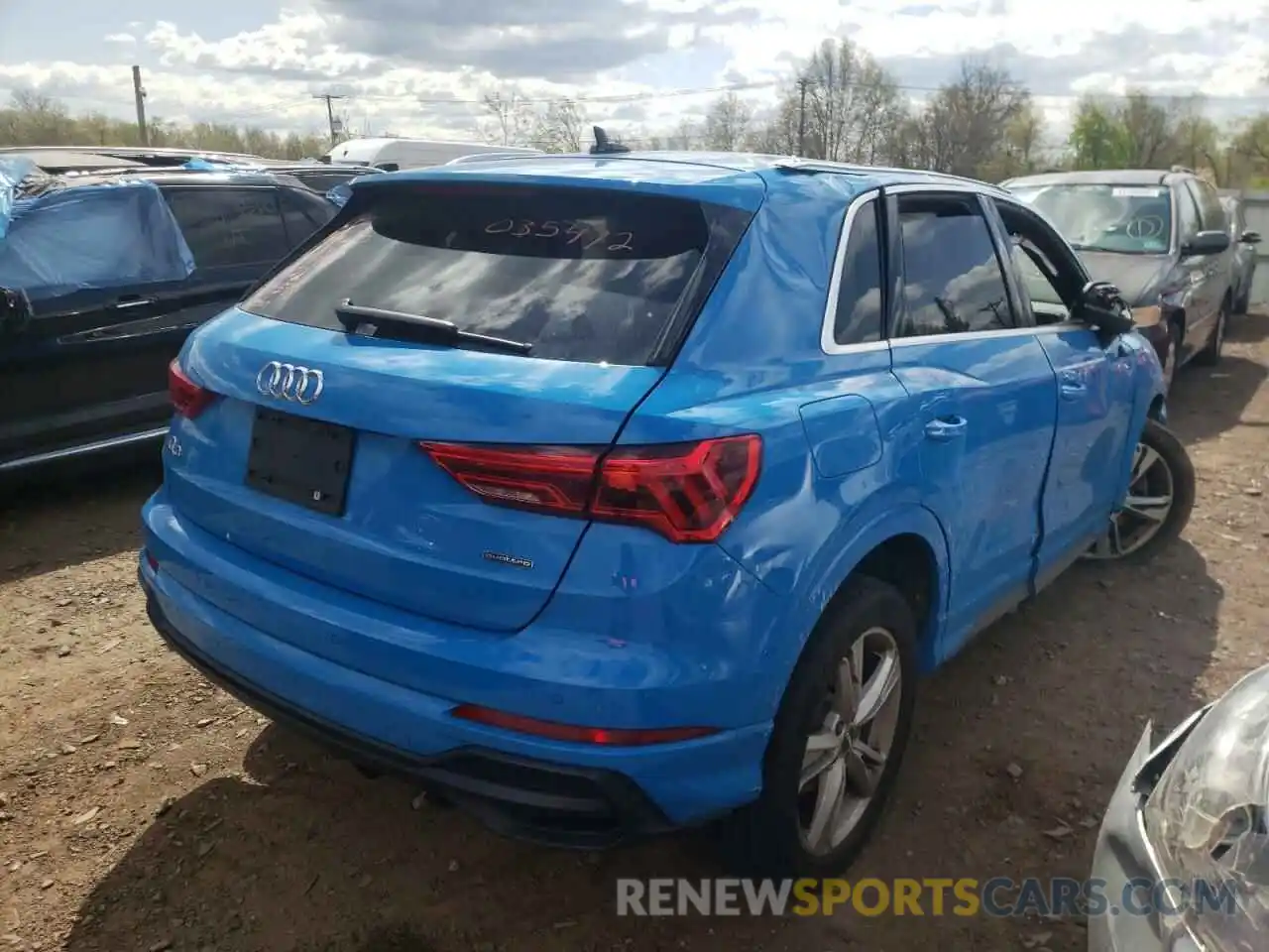 4 Фотография поврежденного автомобиля WA1DECF37L1035472 AUDI Q3 2020