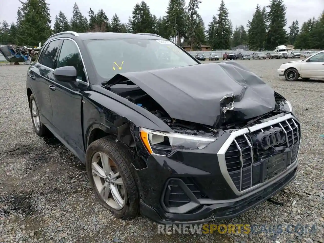 1 Photograph of a damaged car WA1DECF37L1041112 AUDI Q3 2020