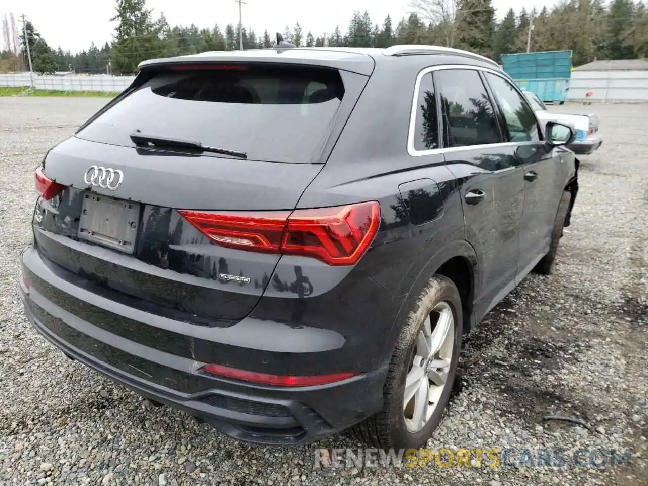 4 Фотография поврежденного автомобиля WA1DECF37L1041112 AUDI Q3 2020