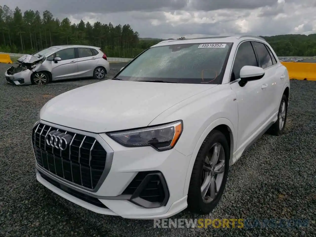 2 Photograph of a damaged car WA1DECF37L1048447 AUDI Q3 2020