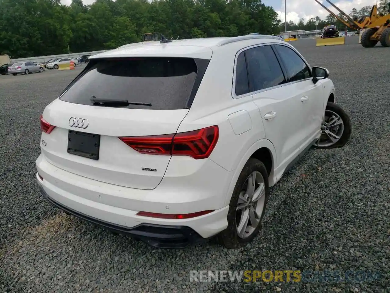 4 Photograph of a damaged car WA1DECF37L1048447 AUDI Q3 2020