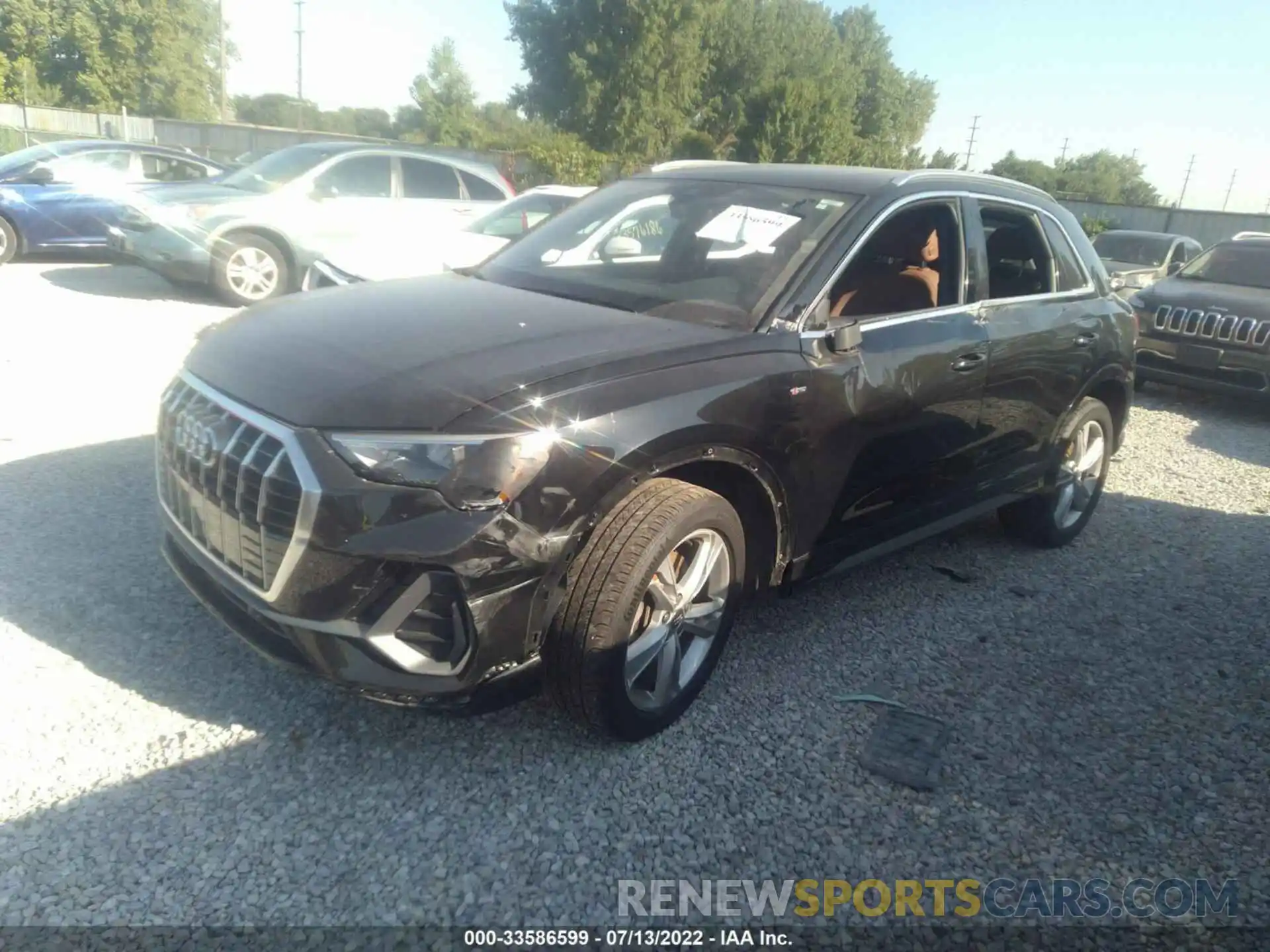 2 Photograph of a damaged car WA1DECF37L1105553 AUDI Q3 2020