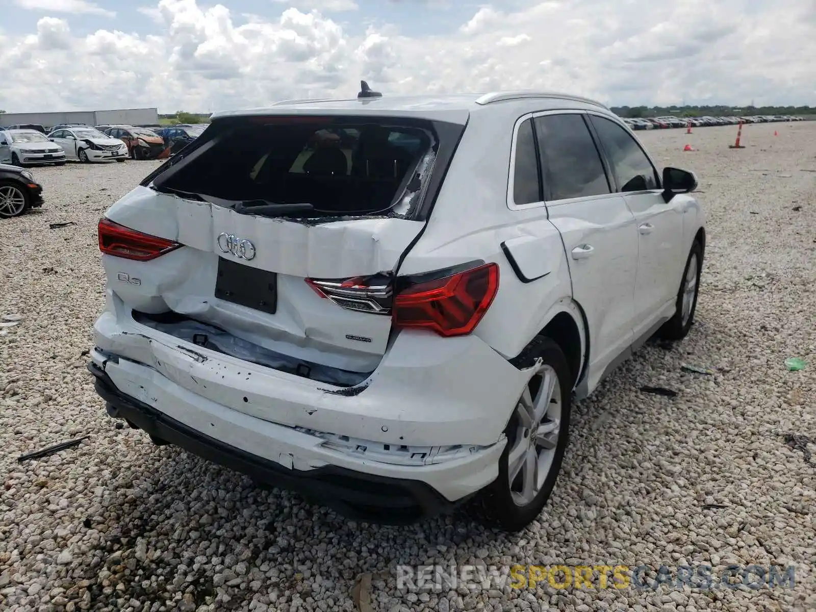 4 Photograph of a damaged car WA1DECF37L1116651 AUDI Q3 2020