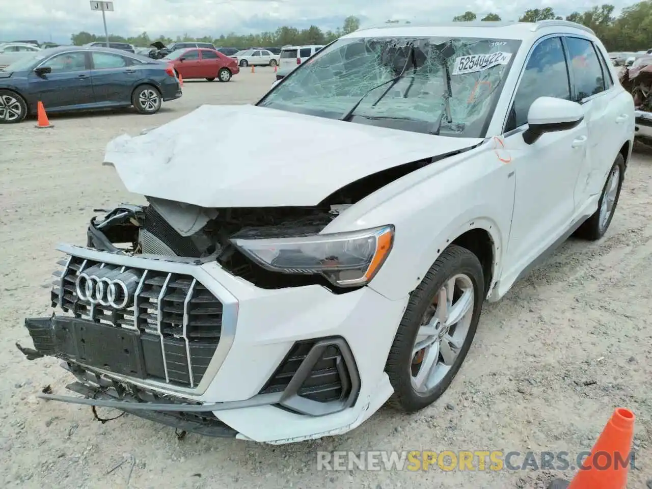 2 Photograph of a damaged car WA1DECF38L1048280 AUDI Q3 2020