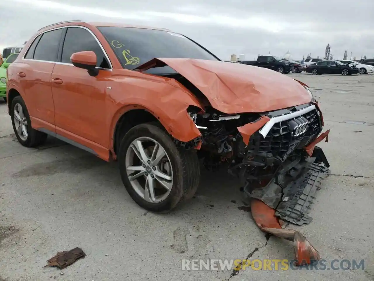 1 Photograph of a damaged car WA1DECF38L1076113 AUDI Q3 2020