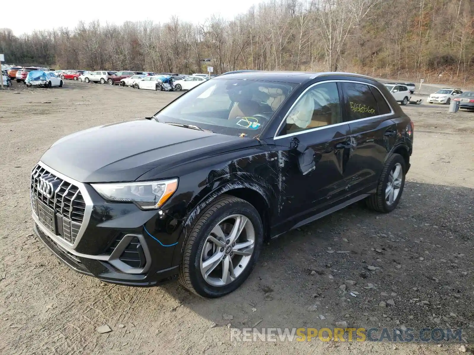 2 Photograph of a damaged car WA1DECF39L1033884 AUDI Q3 2020