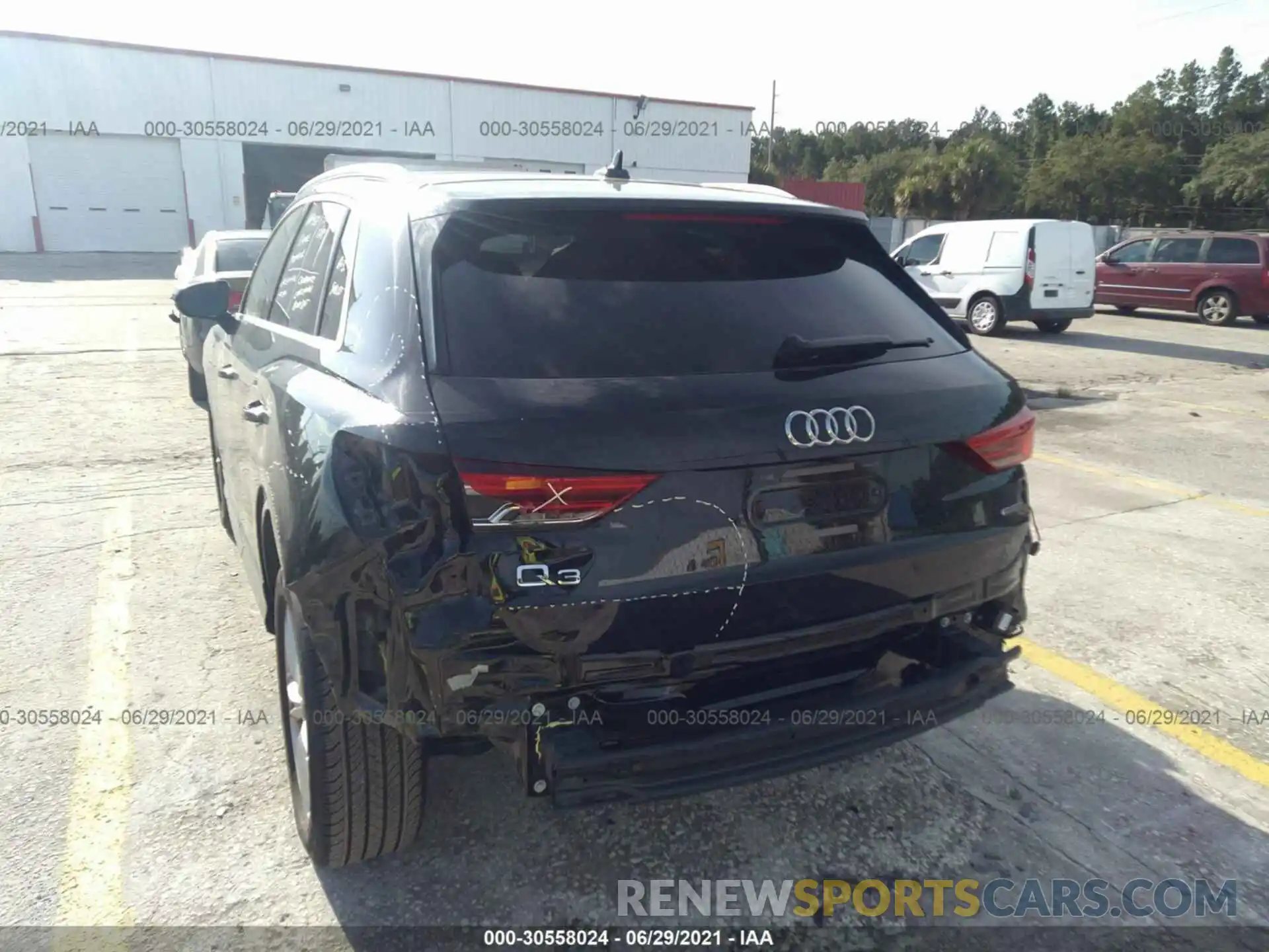 6 Photograph of a damaged car WA1DECF39L1049518 AUDI Q3 2020