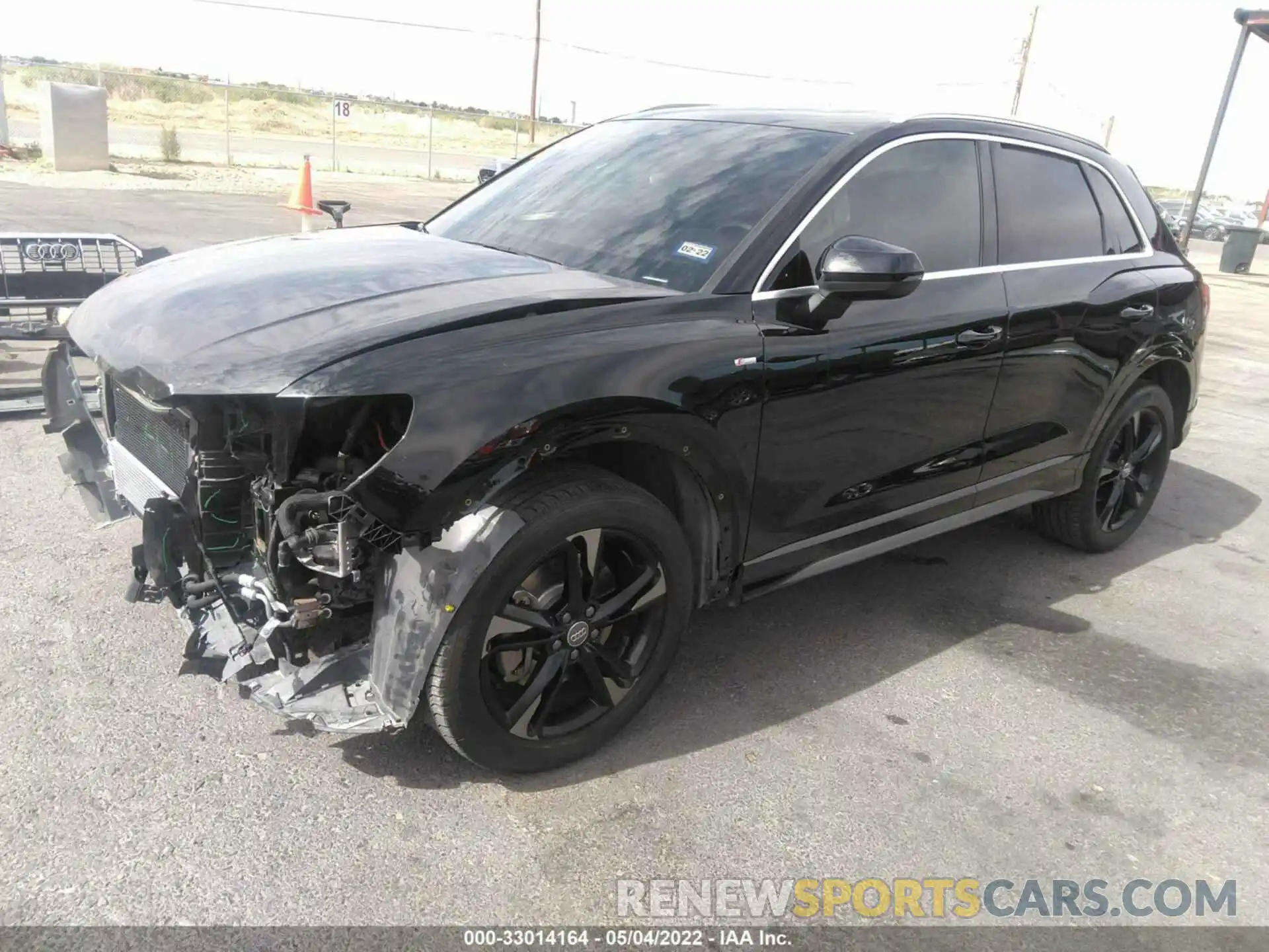 2 Photograph of a damaged car WA1DECF39L1056033 AUDI Q3 2020