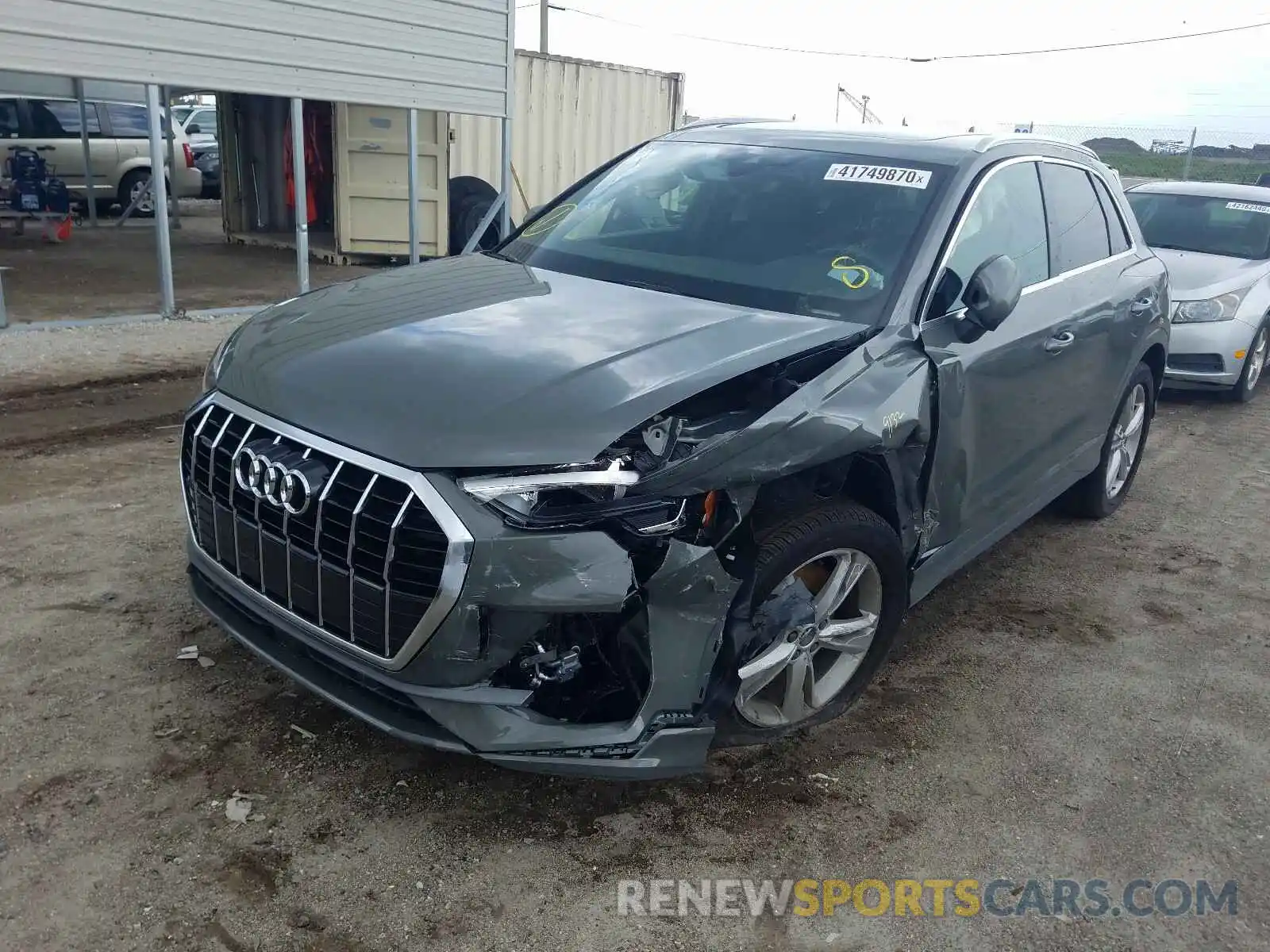 2 Photograph of a damaged car WA1DECF3XL1010114 AUDI Q3 2020