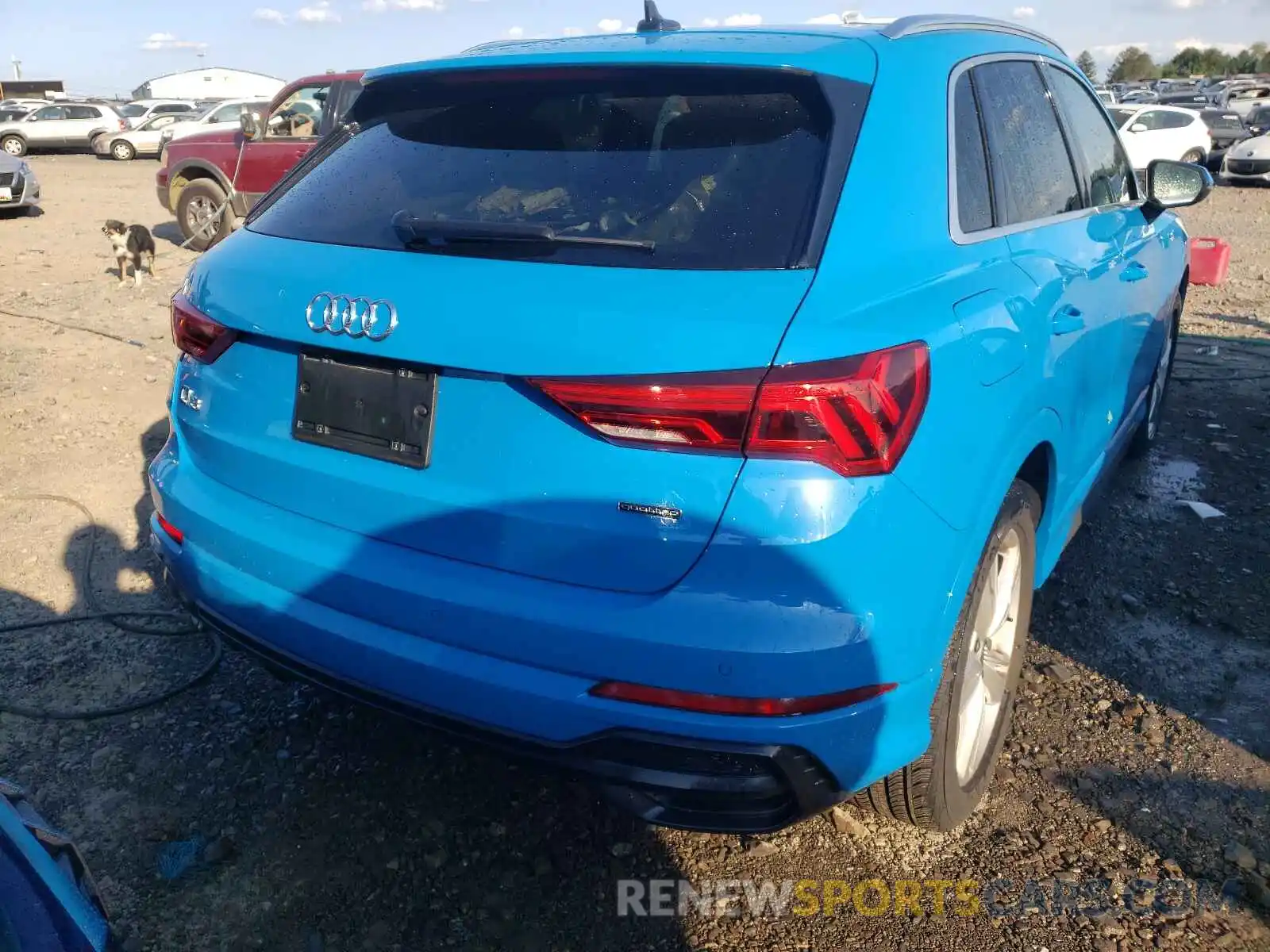 4 Фотография поврежденного автомобиля WA1EECF30L1016590 AUDI Q3 2020