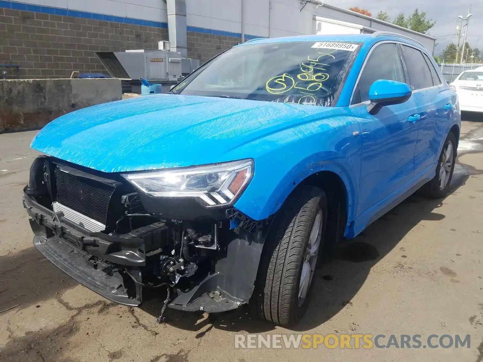 2 Photograph of a damaged car WA1EECF30L1082587 AUDI Q3 2020