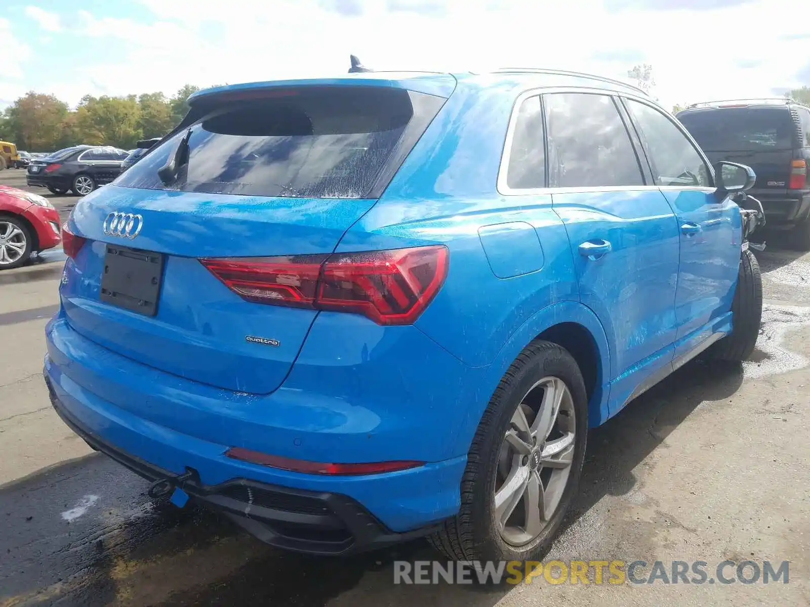 4 Фотография поврежденного автомобиля WA1EECF30L1082587 AUDI Q3 2020