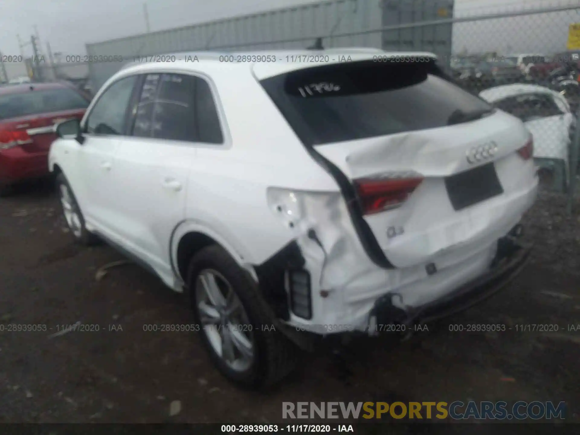 3 Photograph of a damaged car WA1EECF30L1104216 AUDI Q3 2020