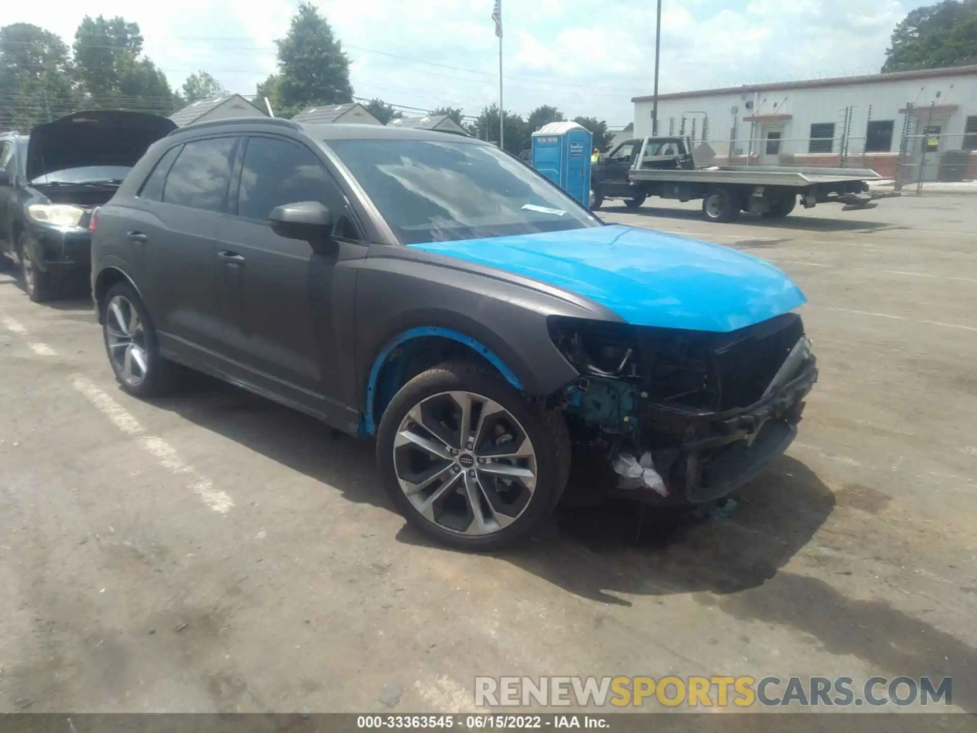 1 Фотография поврежденного автомобиля WA1EECF31L1014847 AUDI Q3 2020