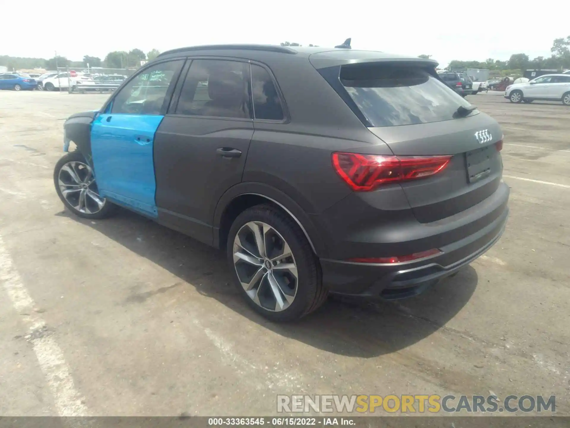 3 Фотография поврежденного автомобиля WA1EECF31L1014847 AUDI Q3 2020