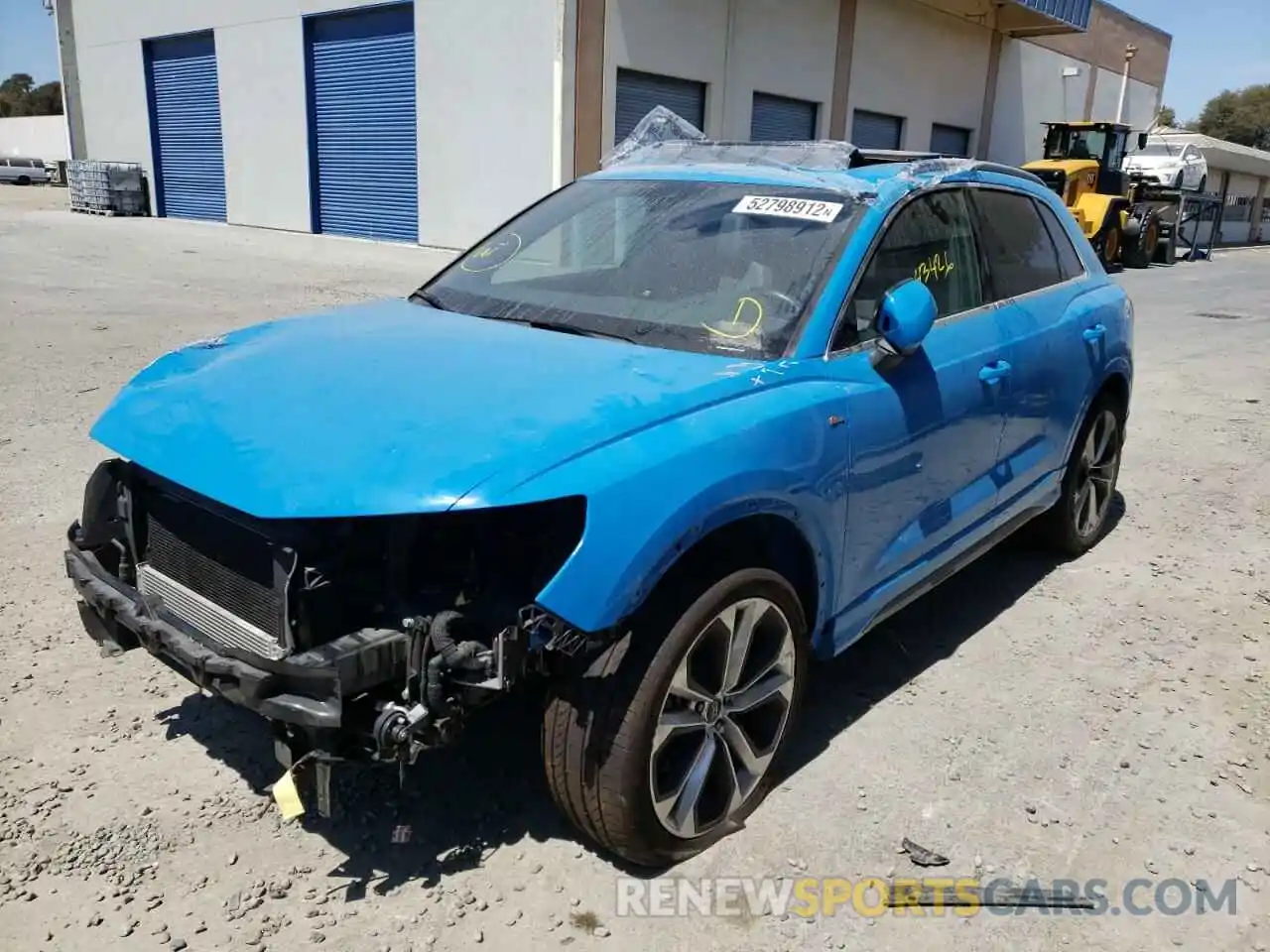 2 Фотография поврежденного автомобиля WA1EECF31L1032099 AUDI Q3 2020