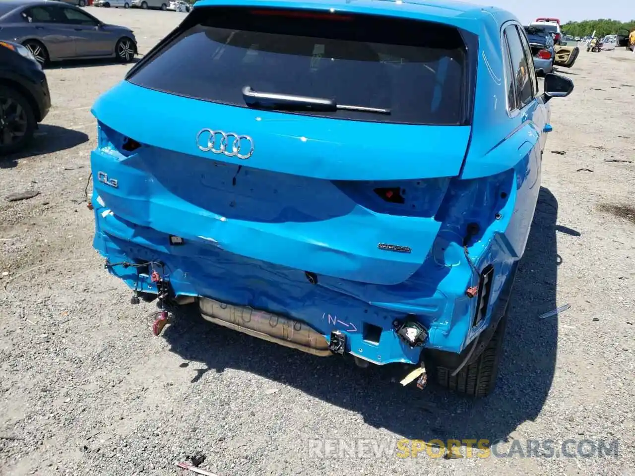 9 Фотография поврежденного автомобиля WA1EECF31L1046357 AUDI Q3 2020