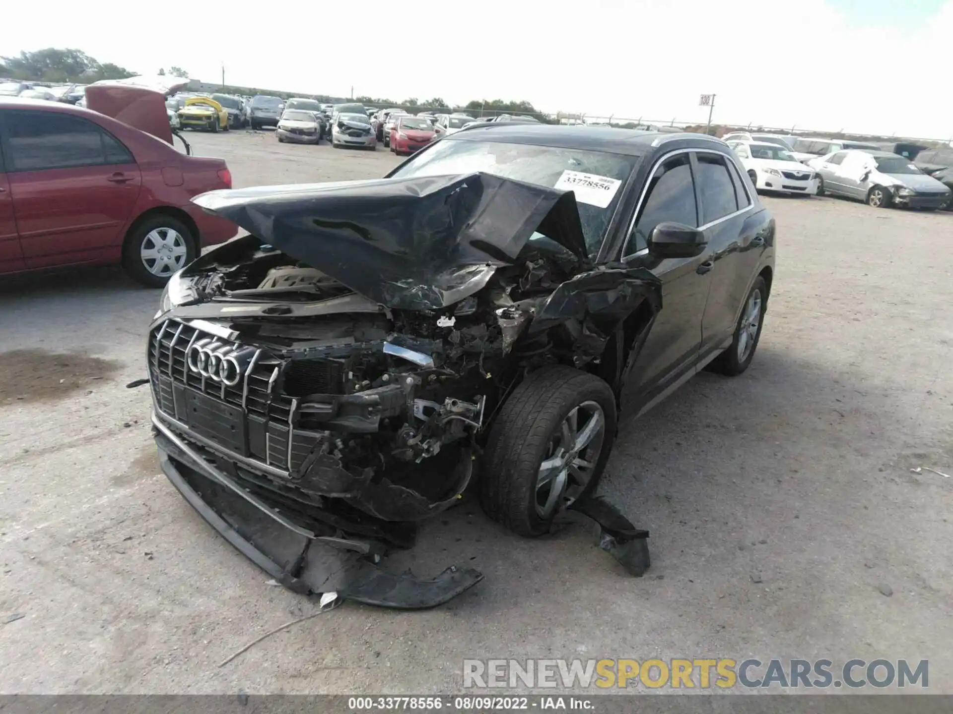 2 Photograph of a damaged car WA1EECF31L1053390 AUDI Q3 2020