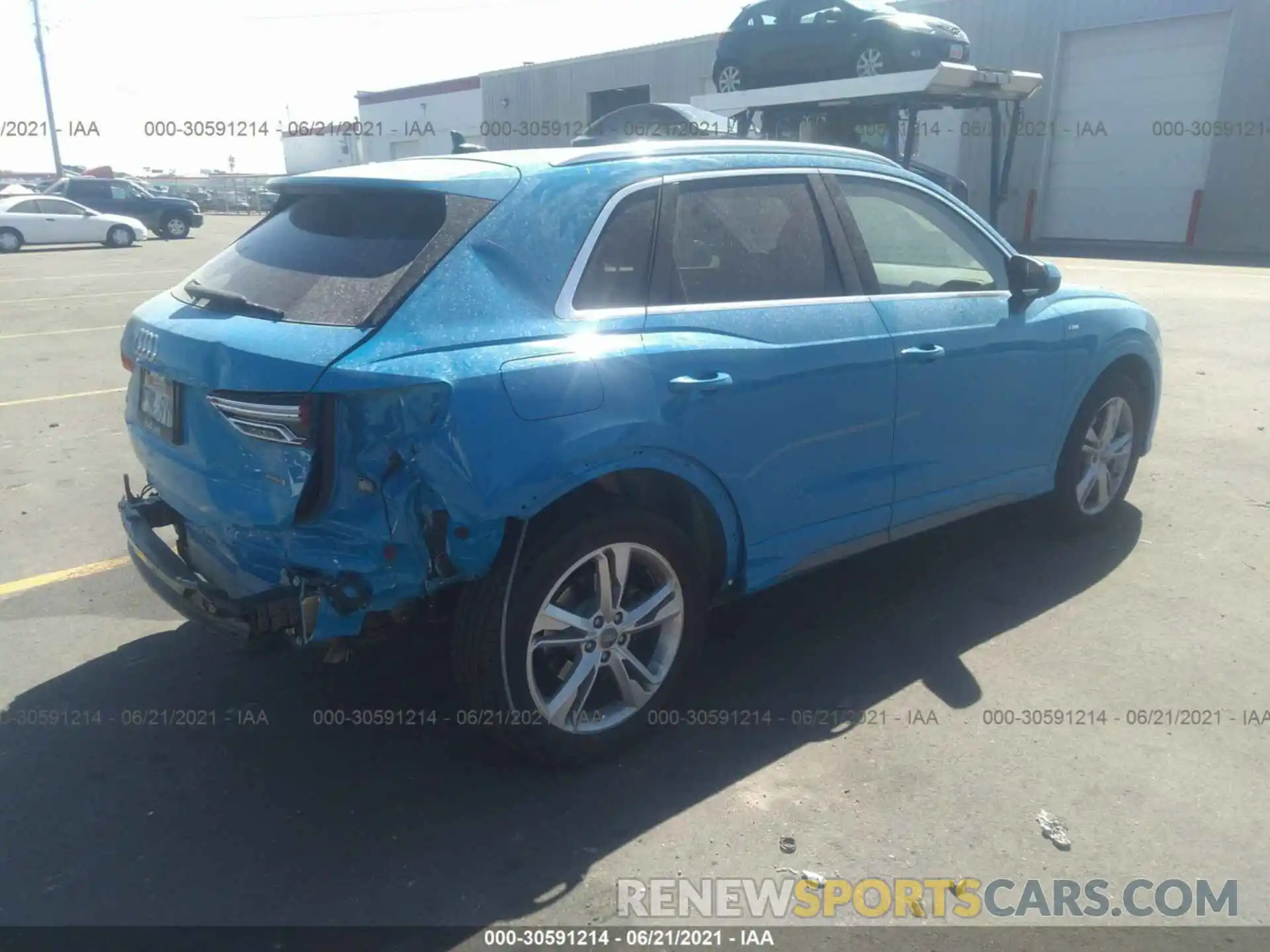 4 Фотография поврежденного автомобиля WA1EECF33L1004532 AUDI Q3 2020