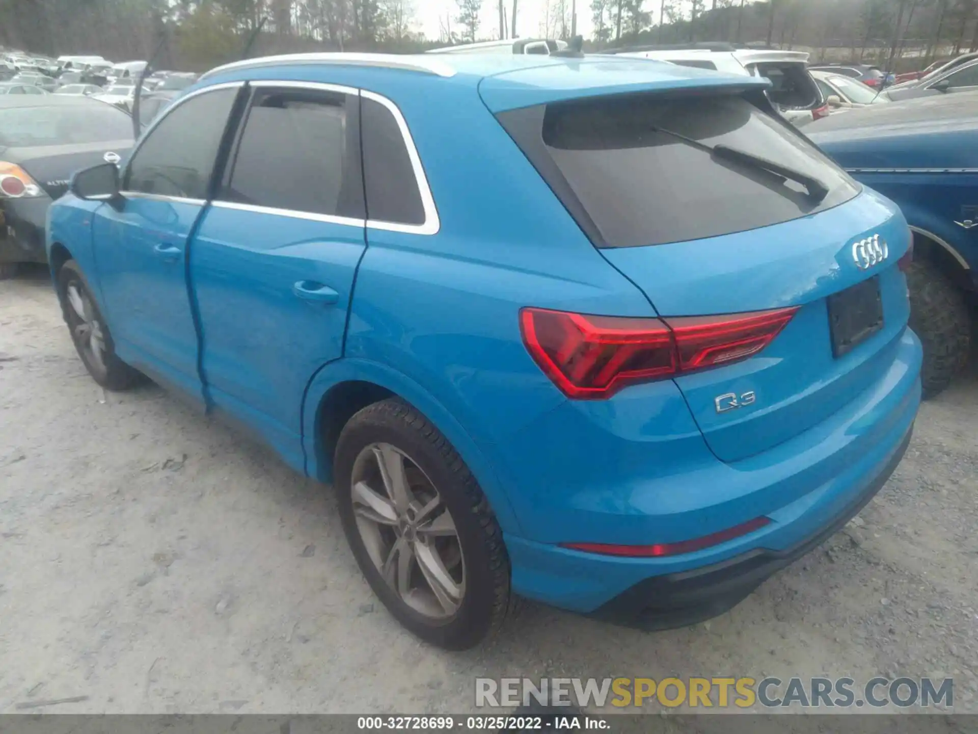 3 Фотография поврежденного автомобиля WA1EECF34L1013398 AUDI Q3 2020