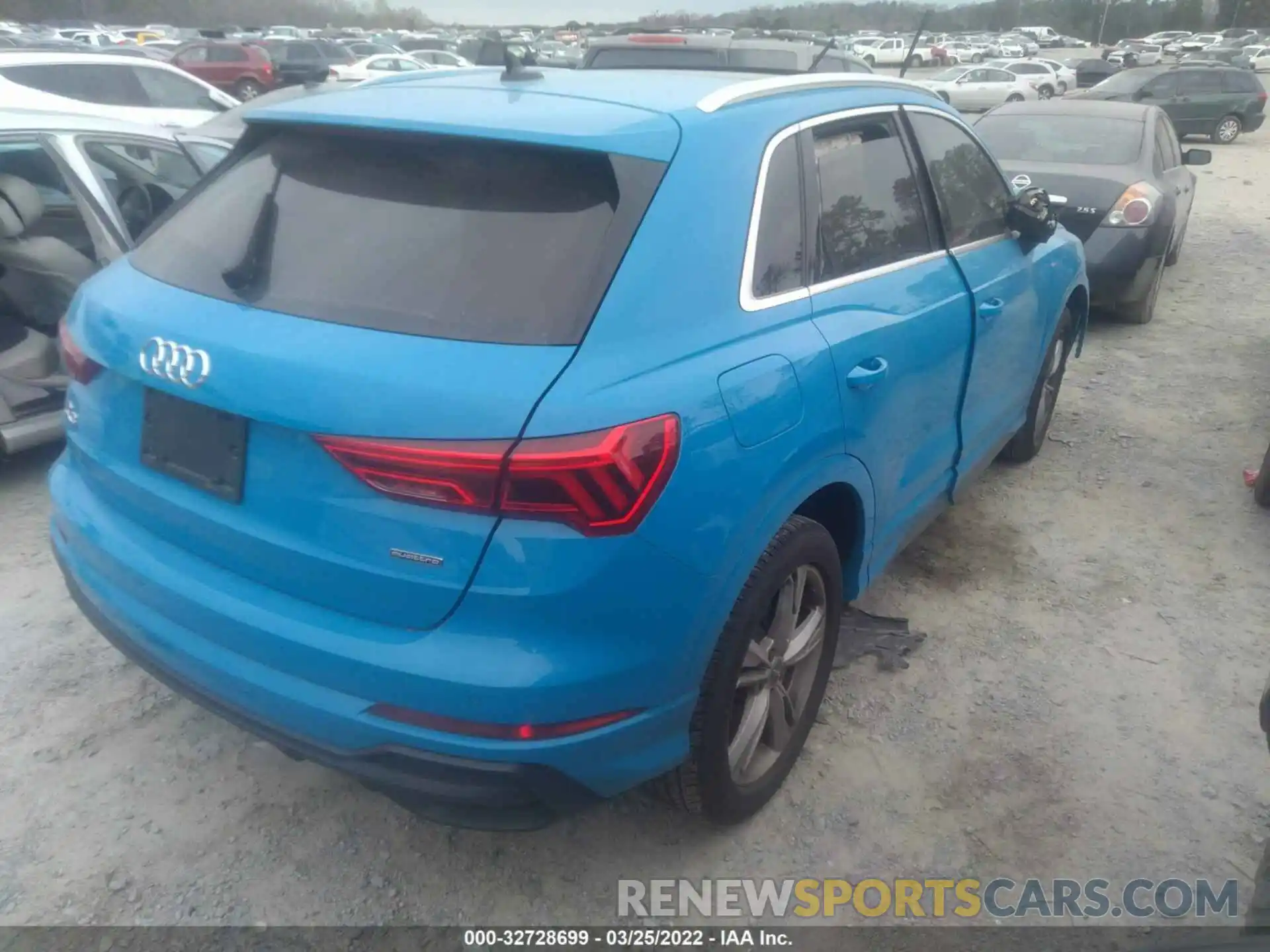 4 Фотография поврежденного автомобиля WA1EECF34L1013398 AUDI Q3 2020