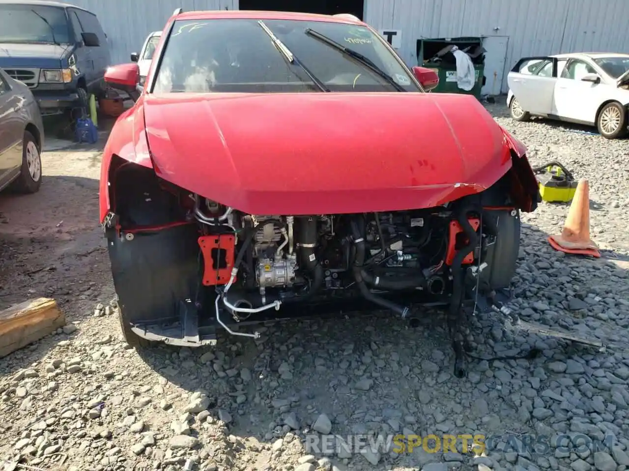 9 Photograph of a damaged car WA1EECF34L1030833 AUDI Q3 2020