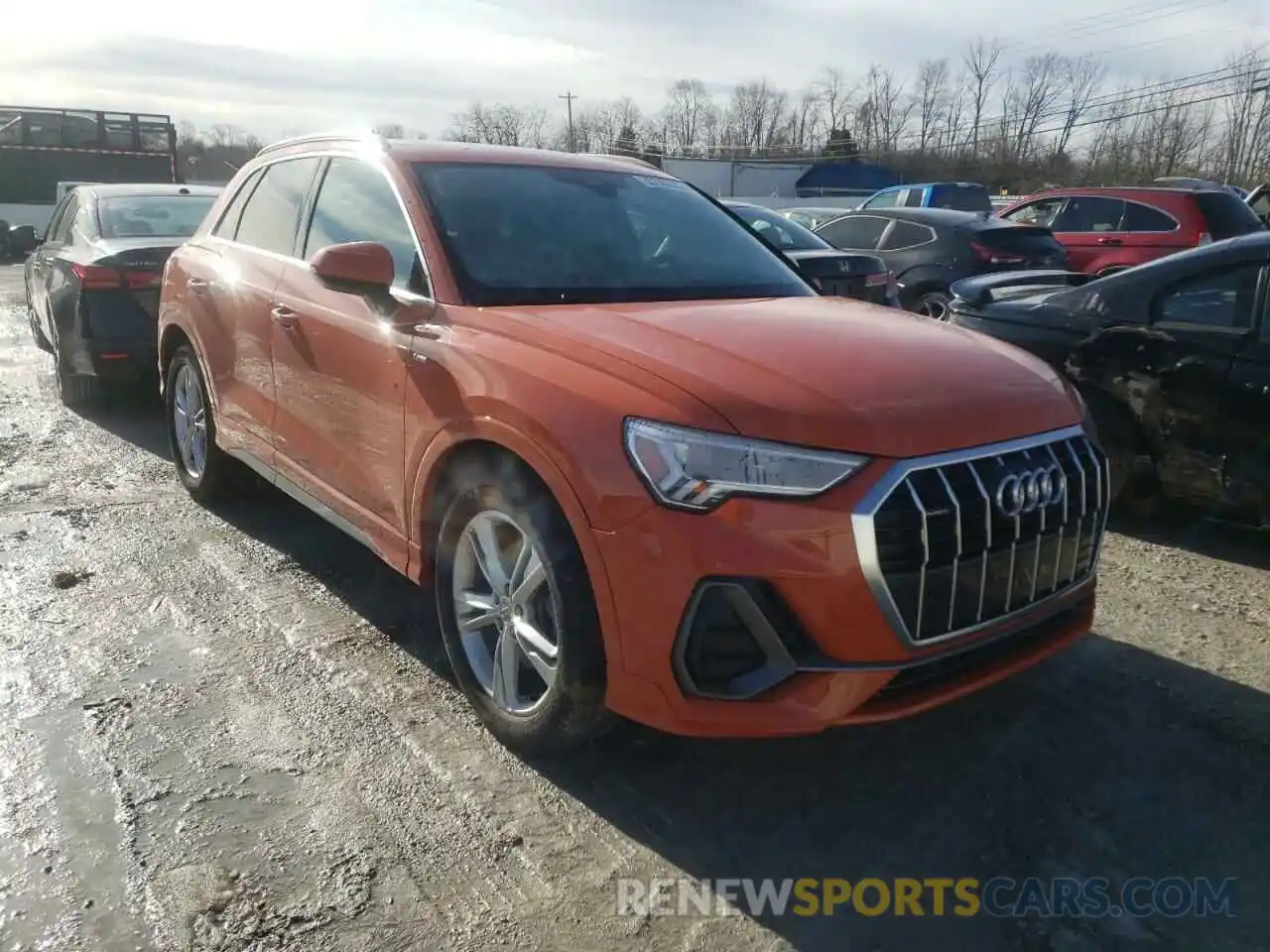 1 Photograph of a damaged car WA1EECF34L1075643 AUDI Q3 2020