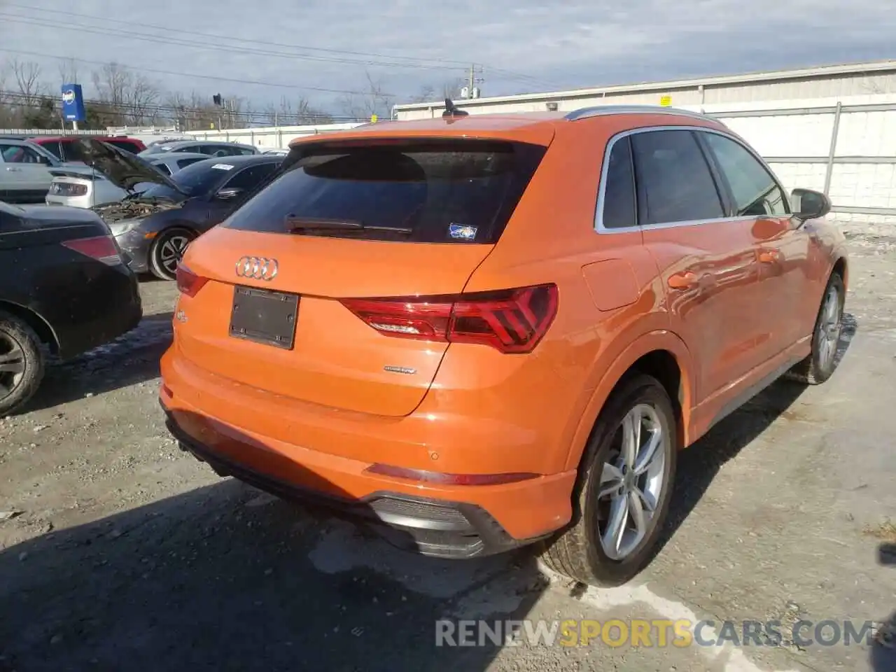 4 Photograph of a damaged car WA1EECF34L1075643 AUDI Q3 2020