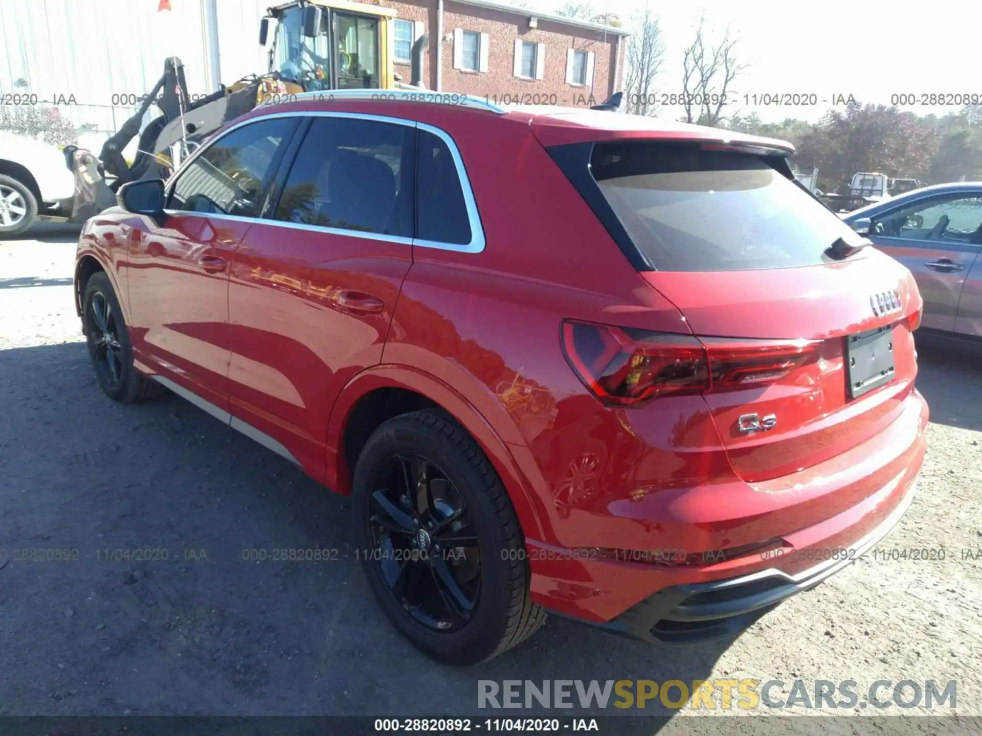 3 Photograph of a damaged car WA1EECF34L1113369 AUDI Q3 2020