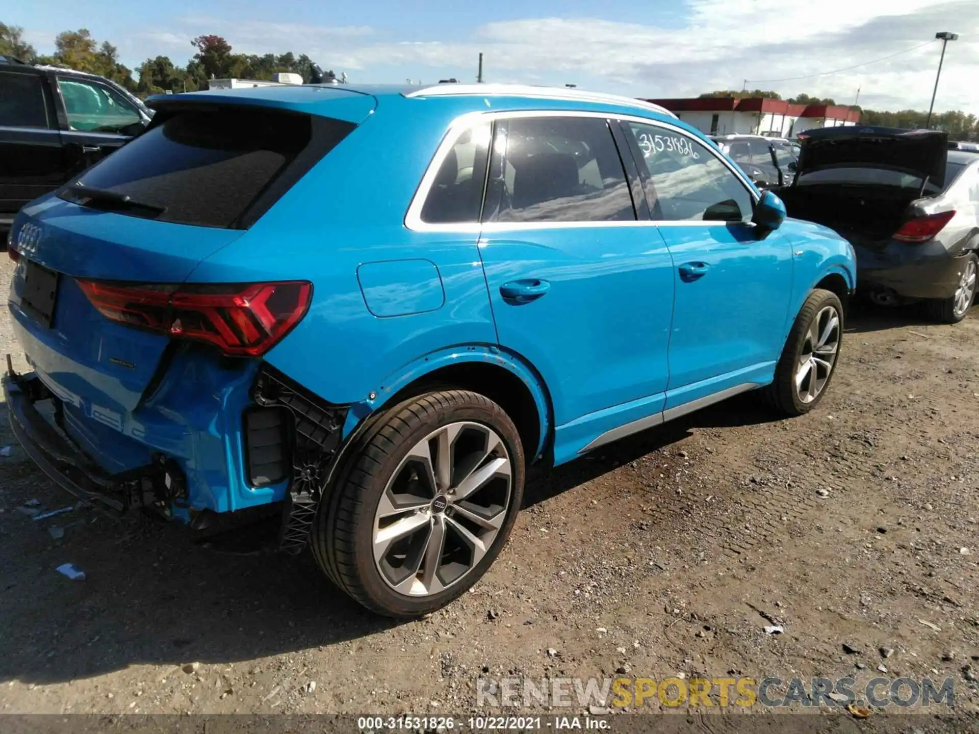 4 Photograph of a damaged car WA1EECF35L1010929 AUDI Q3 2020