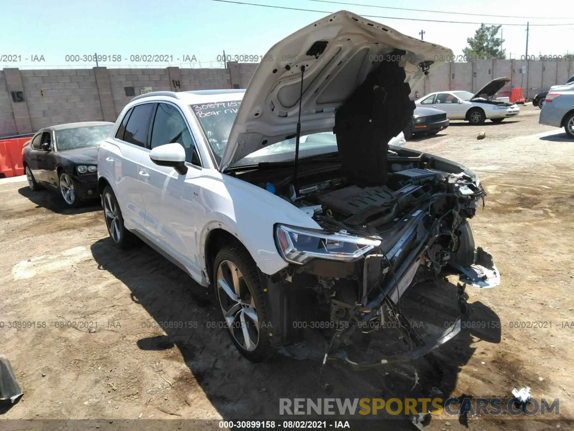 1 Photograph of a damaged car WA1EECF35L1021817 AUDI Q3 2020