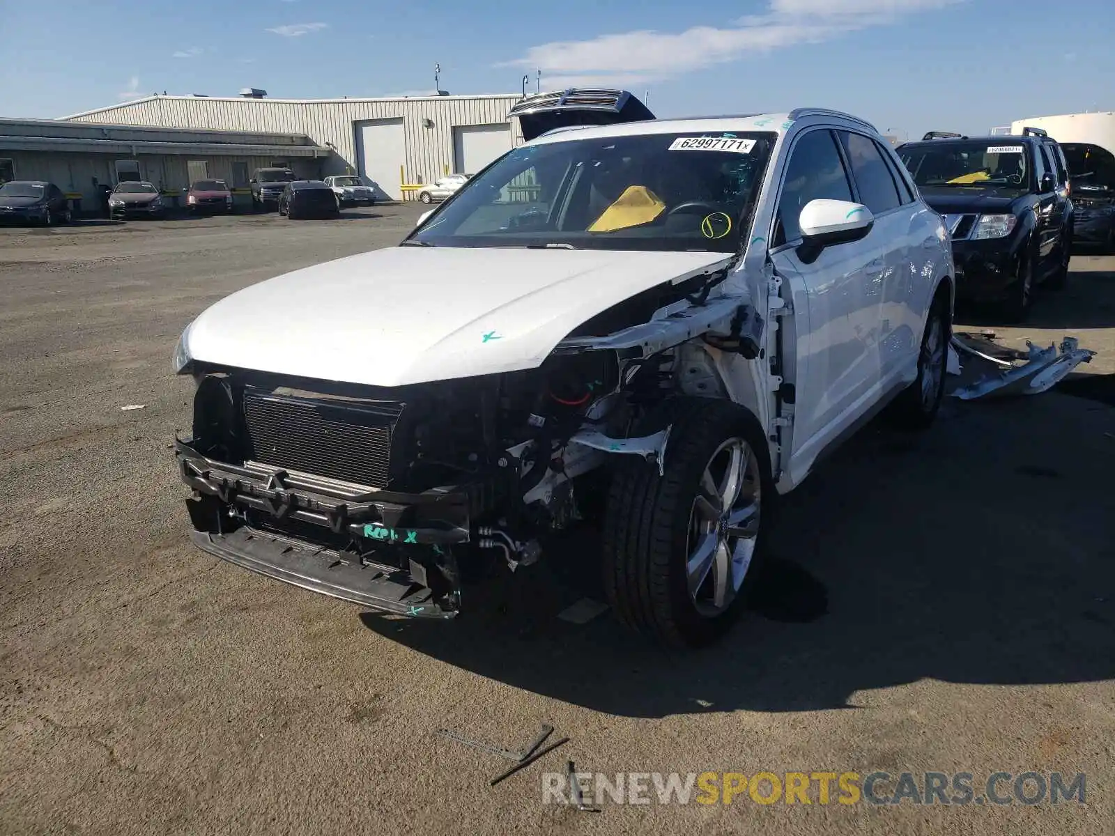 2 Photograph of a damaged car WA1EECF35L1031473 AUDI Q3 2020