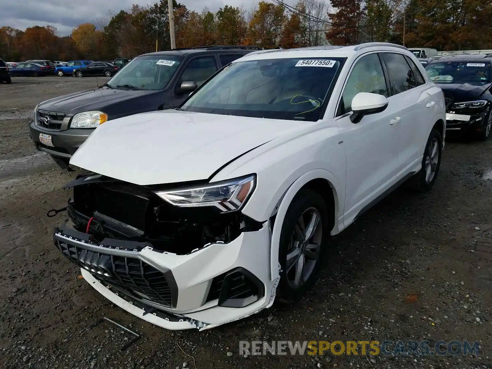 2 Photograph of a damaged car WA1EECF35L1046233 AUDI Q3 2020