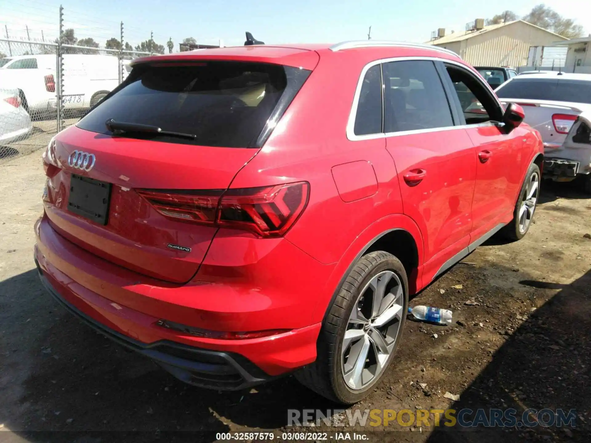 4 Фотография поврежденного автомобиля WA1EECF35L1113204 AUDI Q3 2020