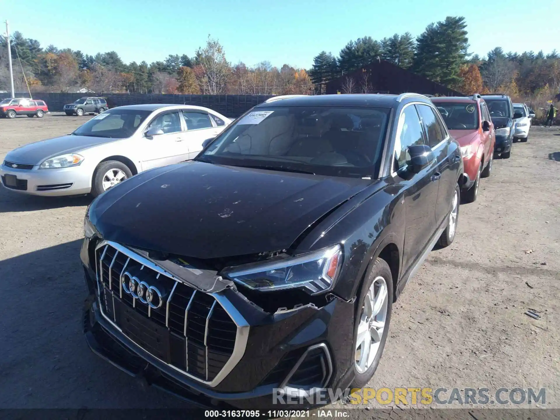 2 Photograph of a damaged car WA1EECF36L1030686 AUDI Q3 2020