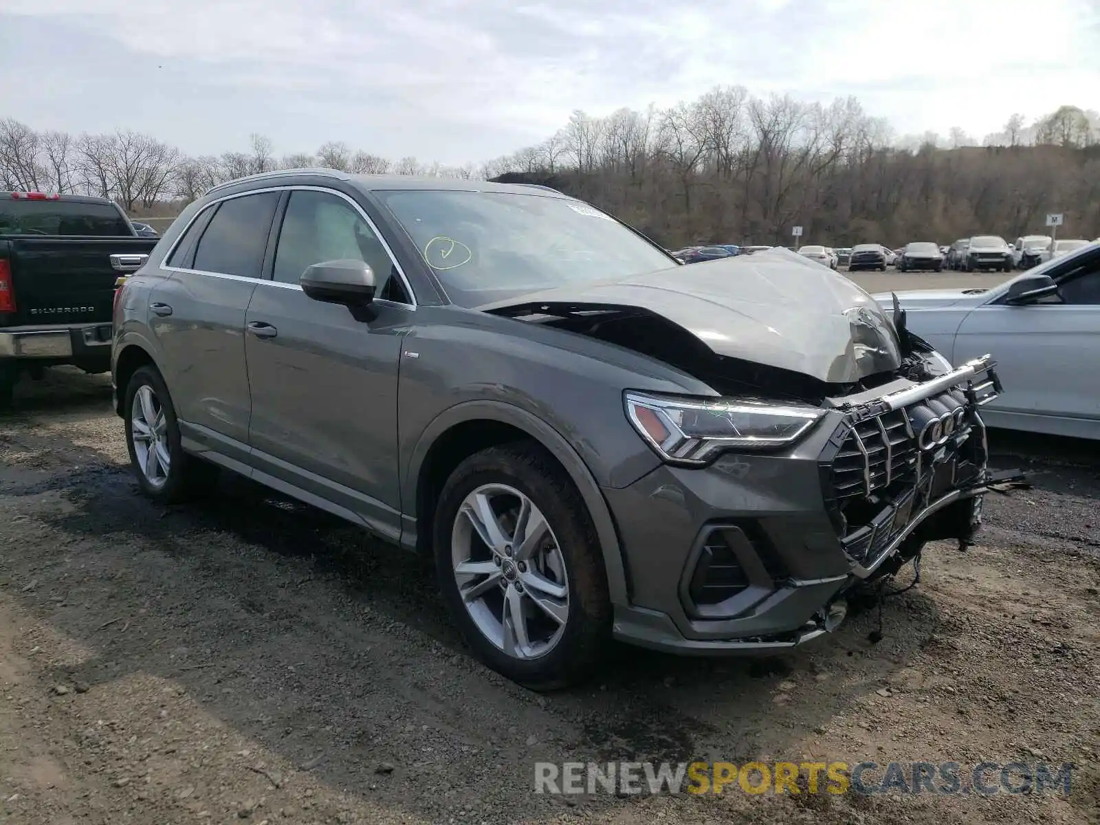 1 Photograph of a damaged car WA1EECF36L1033006 AUDI Q3 2020