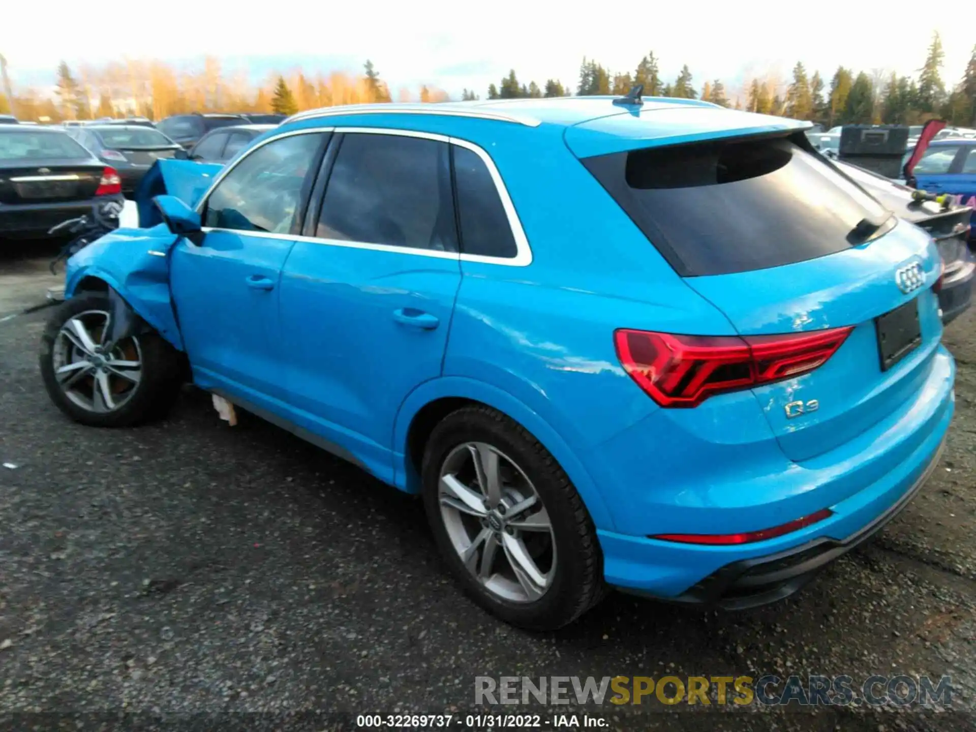 3 Photograph of a damaged car WA1EECF36L1085266 AUDI Q3 2020