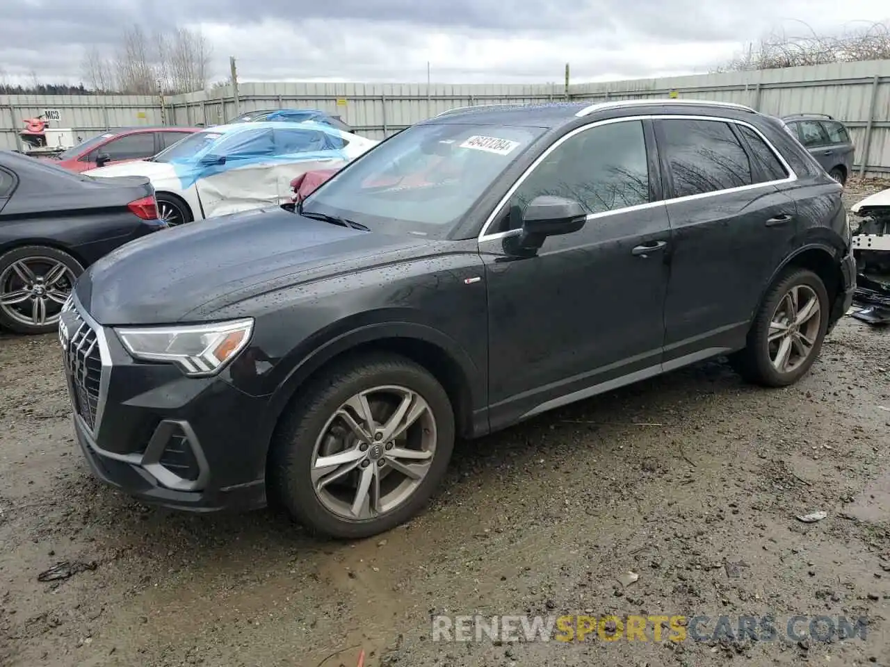 1 Фотография поврежденного автомобиля WA1EECF36L1087440 AUDI Q3 2020