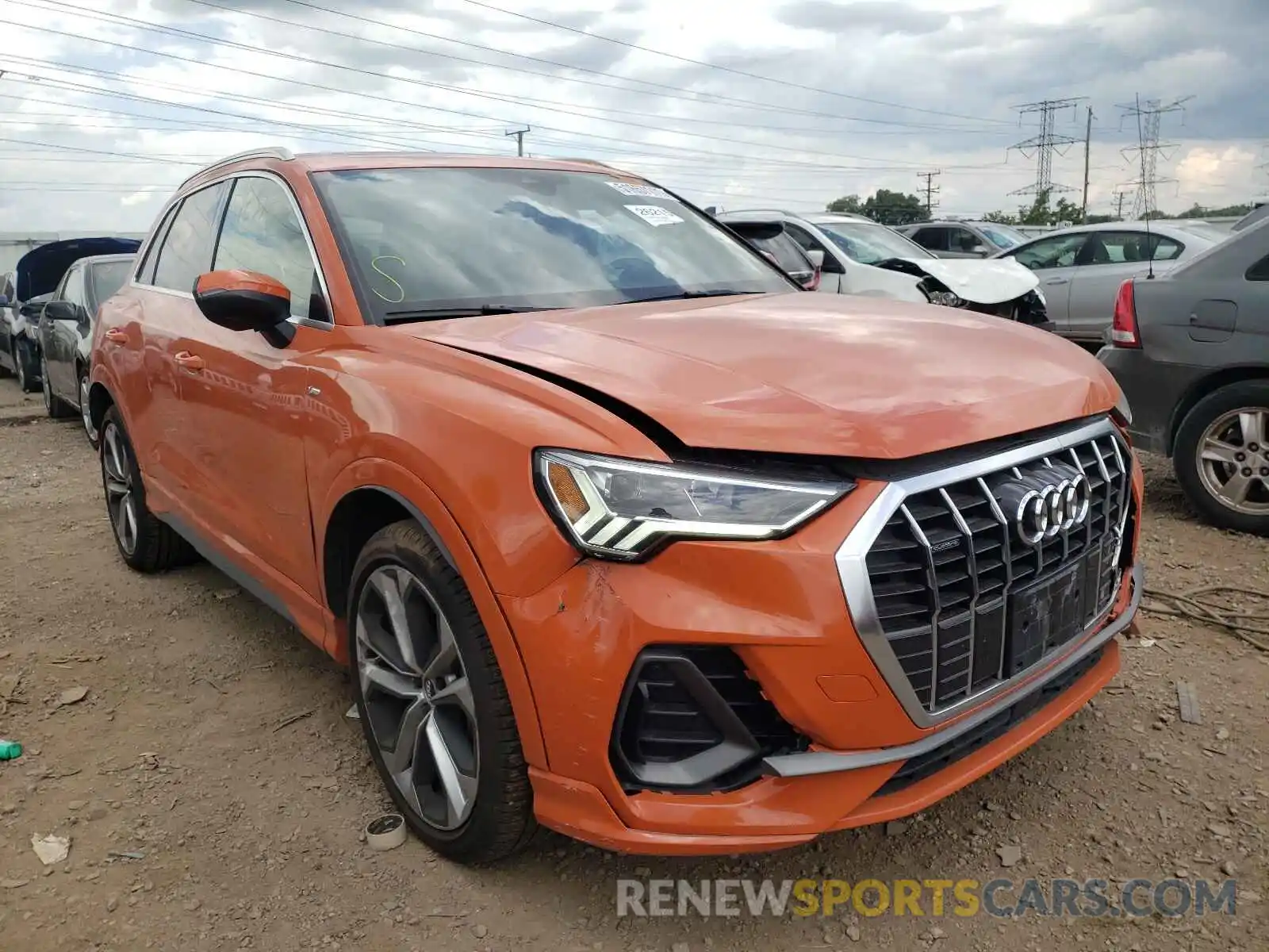 1 Photograph of a damaged car WA1EECF36L1119853 AUDI Q3 2020