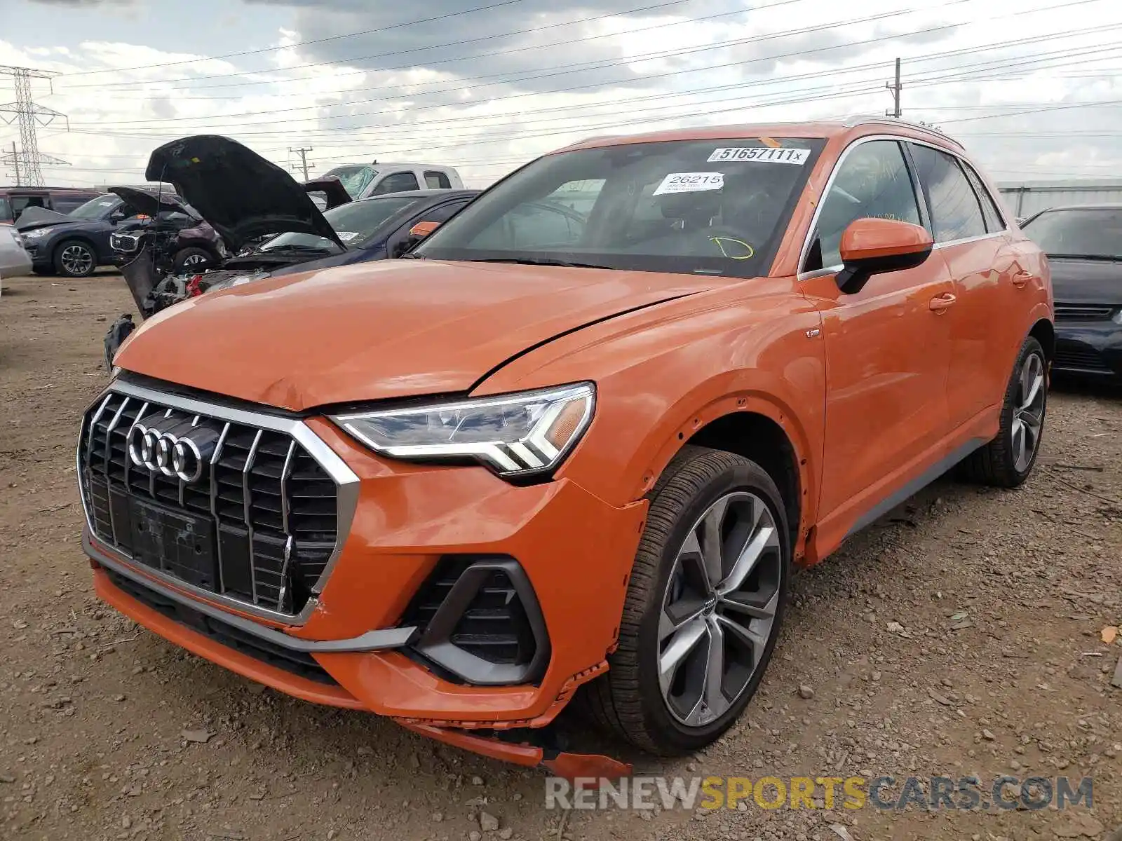 2 Photograph of a damaged car WA1EECF36L1119853 AUDI Q3 2020