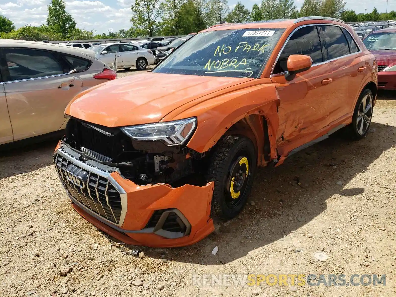 2 Photograph of a damaged car WA1EECF37L1006896 AUDI Q3 2020