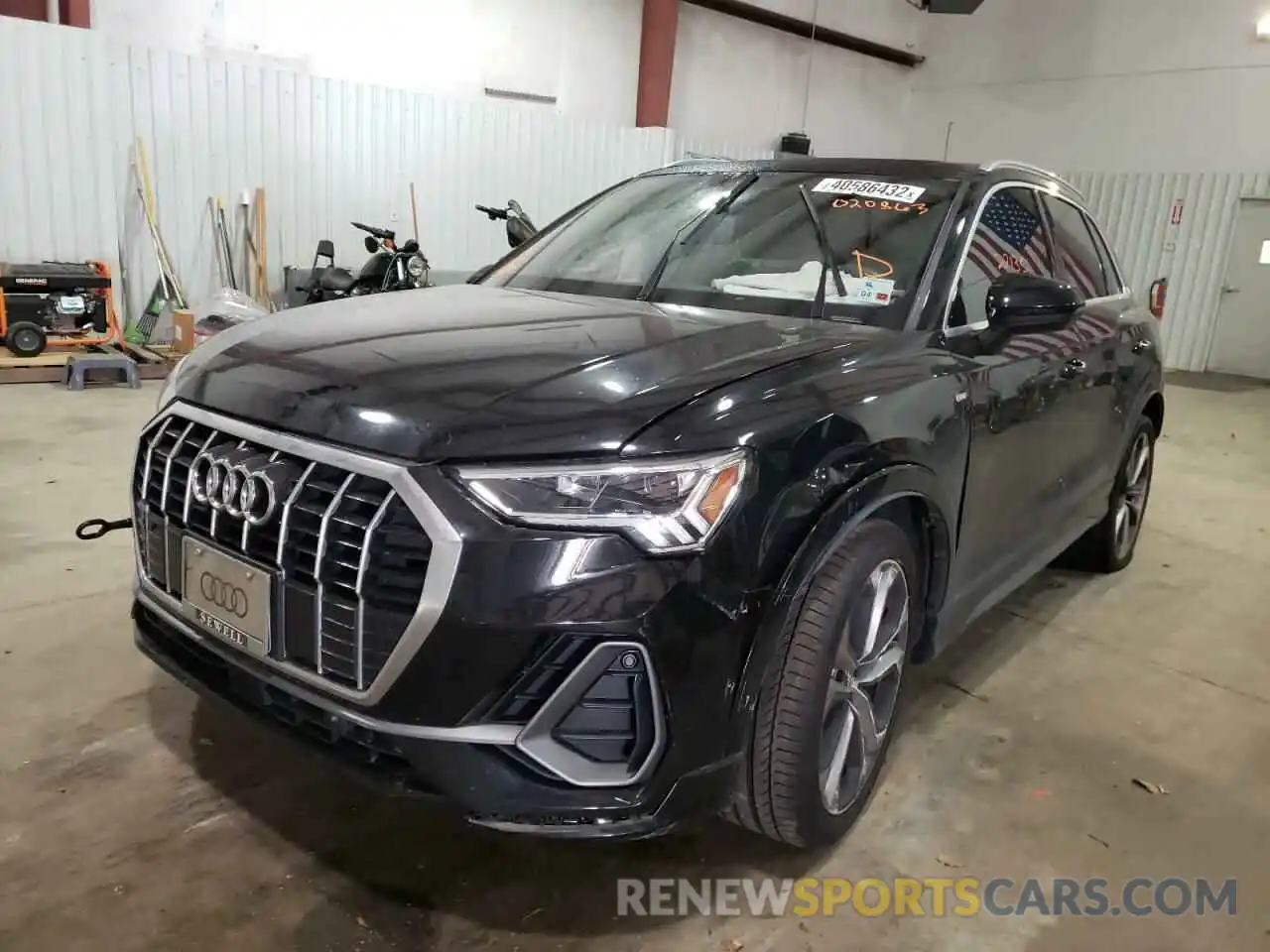 2 Фотография поврежденного автомобиля WA1EECF37L1020863 AUDI Q3 2020