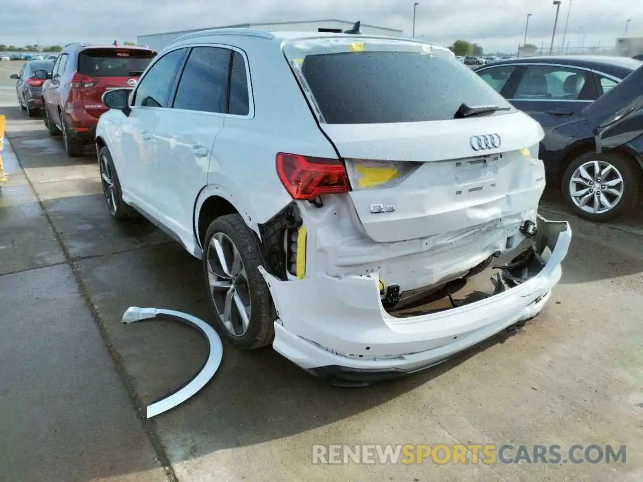 3 Photograph of a damaged car WA1EECF37L1029689 AUDI Q3 2020