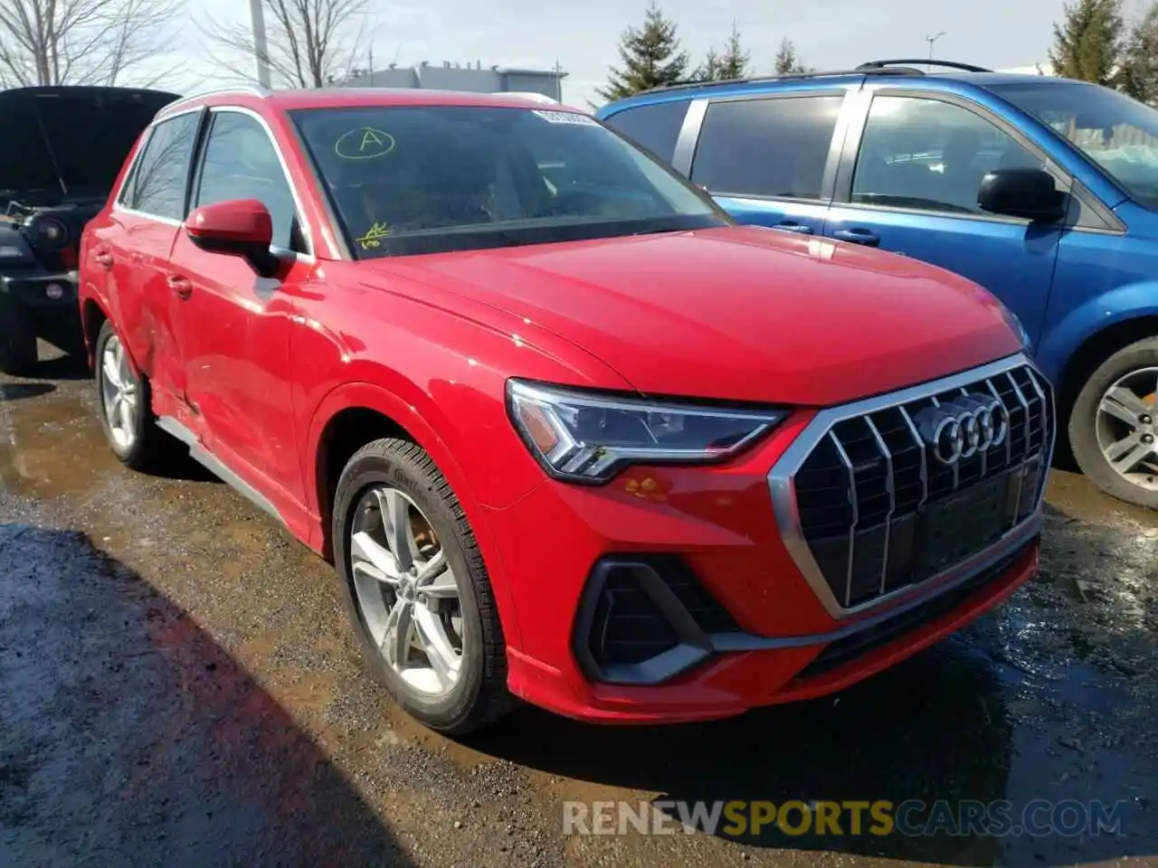 1 Photograph of a damaged car WA1EECF37L1034374 AUDI Q3 2020