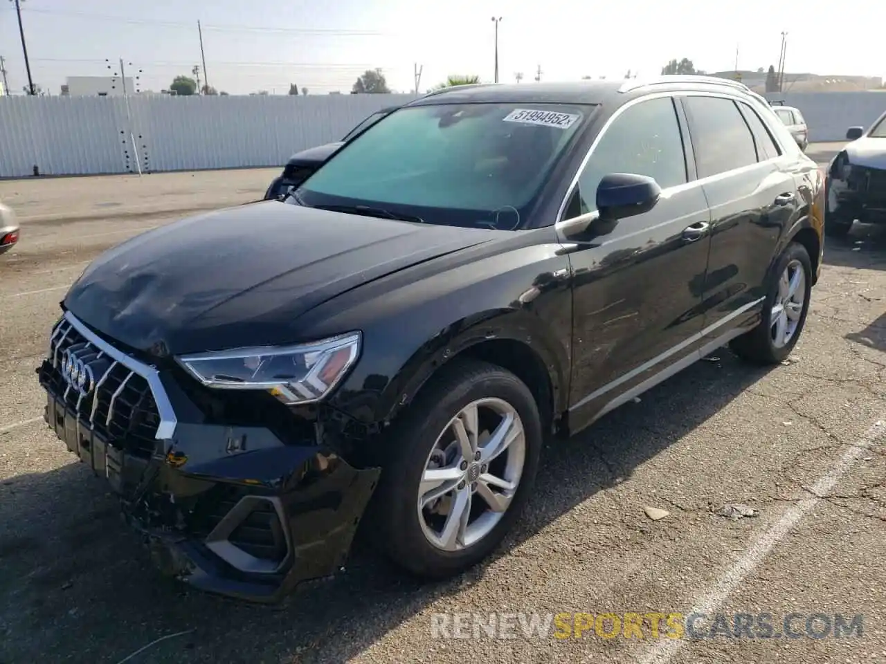 2 Photograph of a damaged car WA1EECF37L1039655 AUDI Q3 2020