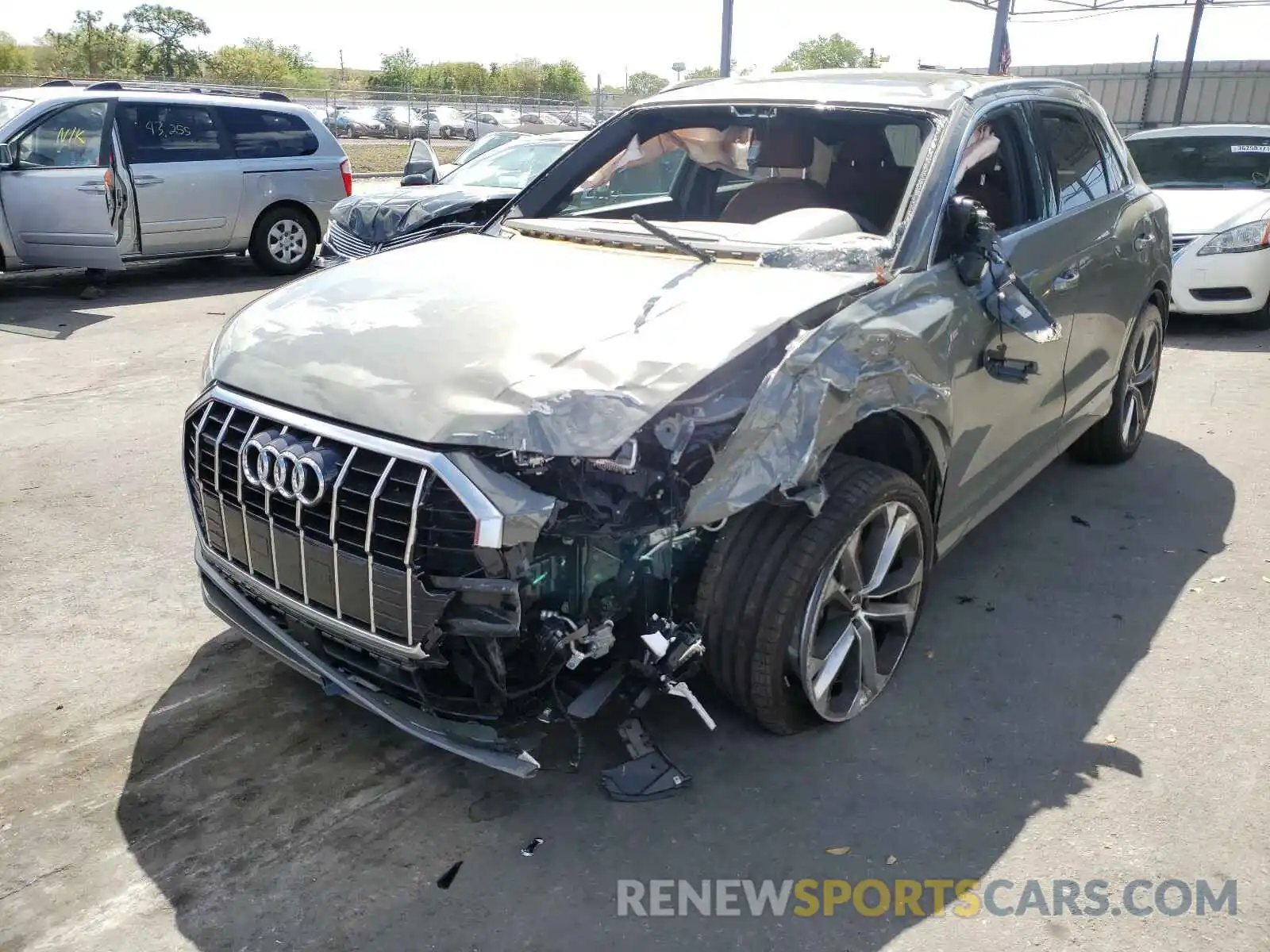 2 Photograph of a damaged car WA1EECF37L1057296 AUDI Q3 2020