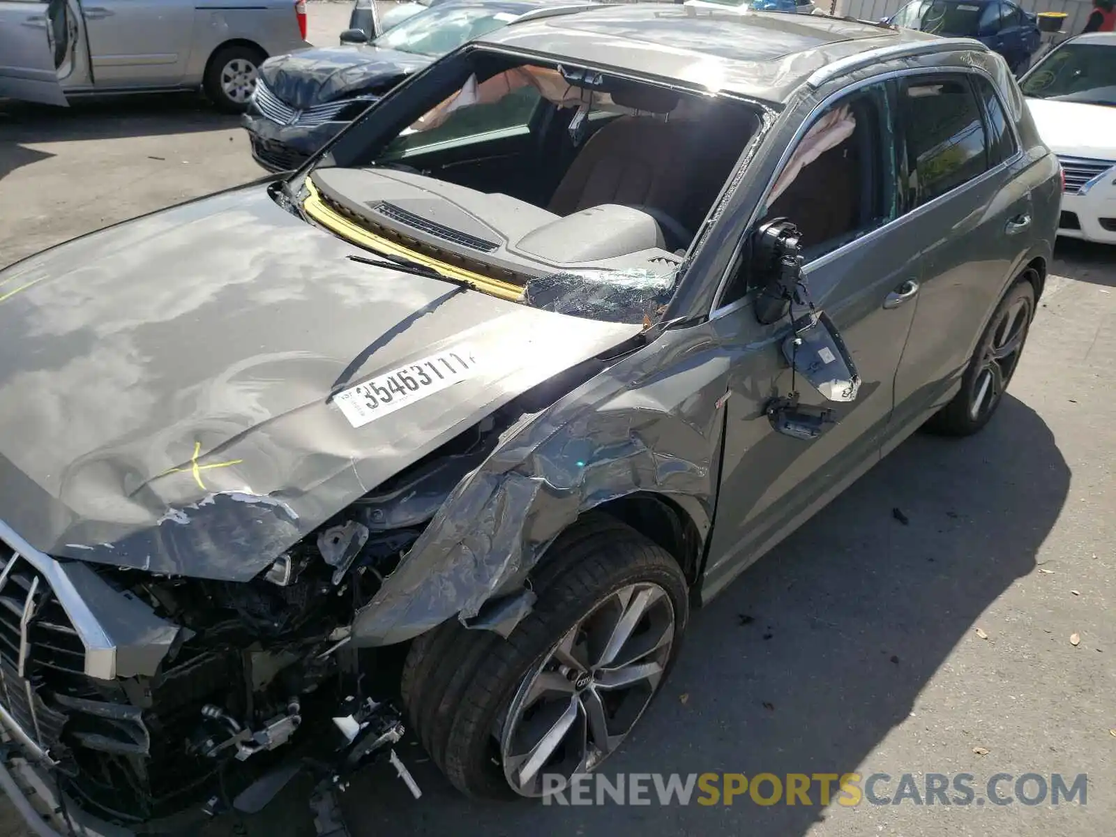 9 Photograph of a damaged car WA1EECF37L1057296 AUDI Q3 2020